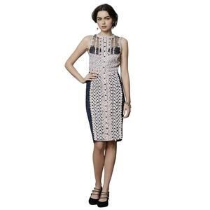 Beguile By Byron Lars Women's Lasercut sheath pencil Dress size 0